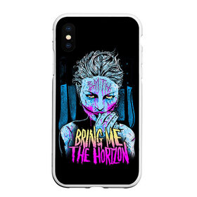Чехол для iPhone XS Max матовый с принтом Bring Me The Horizon в Курске, Силикон | Область печати: задняя сторона чехла, без боковых панелей | bmth | bring me the horizon | hardcore | rock | музыка | рок