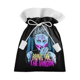 Подарочный 3D мешок с принтом Bring Me The Horizon в Курске, 100% полиэстер | Размер: 29*39 см | bmth | bring me the horizon | hardcore | rock | музыка | рок