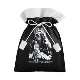 Подарочный 3D мешок с принтом Bring Me The Horizon в Курске, 100% полиэстер | Размер: 29*39 см | Тематика изображения на принте: bmth | bring me the horizon | hardcore | rock | музыка | рок