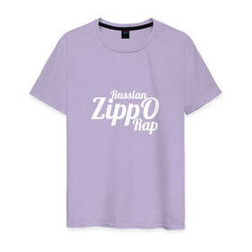 Мужская футболка хлопок с принтом ZippO в Курске, 100% хлопок | прямой крой, круглый вырез горловины, длина до линии бедер, слегка спущенное плечо. | Тематика изображения на принте: rap | russian rap