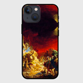 Чехол для iPhone 13 mini с принтом Брюллов   Последний день Помпеи в Курске,  |  | брюллов | картина | последний день помпеи | художник