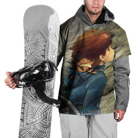 Накидка на куртку 3D с принтом Навсикая из долины ветров в Курске, 100% полиэстер |  | миядзаки | навсикая | хаяо