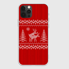 Чехол для iPhone 12 Pro Max с принтом Свитер с оленями в Курске, Силикон |  | Тематика изображения на принте: deer | new year | sweater | winter | зима | новый год | олени | рождество | с новым годом | сhristmas | свитер