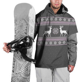 Накидка на куртку 3D с принтом Свитер с оленями в Курске, 100% полиэстер |  | Тематика изображения на принте: deer | new year | sweater | winter | зима | новый год | олени | рождество | сhristmas | свитер