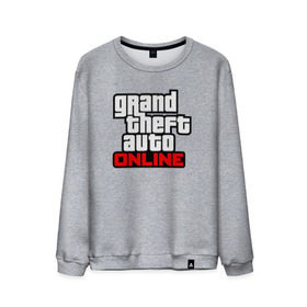 Мужской свитшот хлопок с принтом Grand Theft Auto Online в Курске, 100% хлопок |  | rockstar