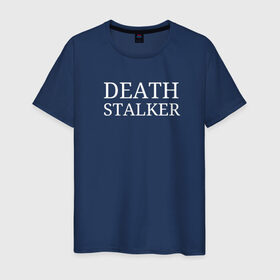 Мужская футболка хлопок с принтом Bones Sesh Death Stalker в Курске, 100% хлопок | прямой крой, круглый вырез горловины, длина до линии бедер, слегка спущенное плечо. | bones | death stalker | deathstalker | rap | rapteamsesh | sesh | teamsesh