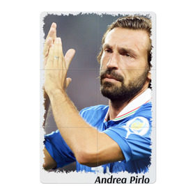 Магнитный плакат 2Х3 с принтом Andrea Pirlo в Курске, Полимерный материал с магнитным слоем | 6 деталей размером 9*9 см | 