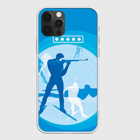 Чехол для iPhone 12 Pro Max с принтом Биатлон в Курске, Силикон |  | biathlon | sport | winter | биатлон | биатлонисты | зимние виды спорта | спорт | стрельба