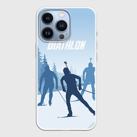 Чехол для iPhone 13 Pro с принтом Биатлон в Курске,  |  | biathlon | sport | winter | биатлон | биатлонисты | зимние виды спорта | спорт | стрельба