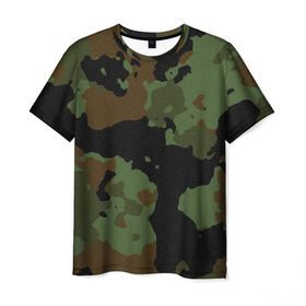 Мужская футболка 3D с принтом Камуфляж Вельветовый эффект в Курске, 100% полиэфир | прямой крой, круглый вырез горловины, длина до линии бедер | camo | camouflage | military | камо