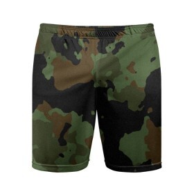 Мужские шорты 3D спортивные с принтом Камуфляж Вельветовый эффект в Курске,  |  | camo | camouflage | military | камо