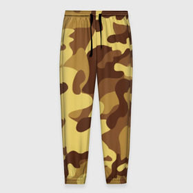 Мужские брюки 3D с принтом Пустынный камуфляж в Курске, 100% полиэстер | манжеты по низу, эластичный пояс регулируется шнурком, по бокам два кармана без застежек, внутренняя часть кармана из мелкой сетки | camo | camouflage | military | камо