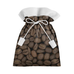 Подарочный 3D мешок с принтом Кофе в Курске, 100% полиэстер | Размер: 29*39 см | зёр | зерно | кофе | макро | обои | текстуры | фон | фото