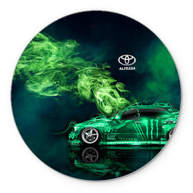 Коврик круглый с принтом Toyota Altezza в Курске, резина и полиэстер | круглая форма, изображение наносится на всю лицевую часть | altezza | jdm | toyota | альтеза | ждм | тоёта | тойота