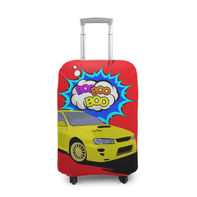 Чехол для чемодана 3D с принтом Subaru Impreza в Курске, 86% полиэфир, 14% спандекс | двустороннее нанесение принта, прорези для ручек и колес | boobooboo | impreza | jdm | subaru | subaru impreza | бубубу | импреза | субару