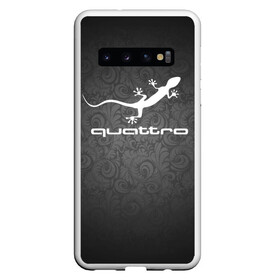 Чехол для Samsung Galaxy S10 с принтом Audi qauttro в Курске, Силикон | Область печати: задняя сторона чехла, без боковых панелей | audi | audi qauttro | qauttro | ауди | ауди кватро | кватро