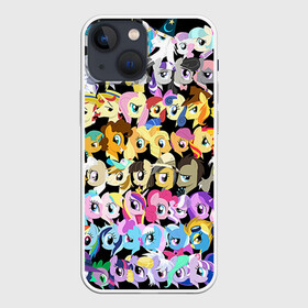 Чехол для iPhone 13 mini с принтом My Little Pony в Курске,  |  | friendship is magic | mlp | my little pony | pinky pie | pony | swag | дружба | литл пони | мой маленький пони | пони | поняши | поняшки | сваг | свэг | чудо