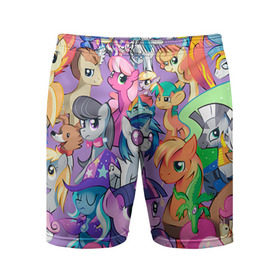 Мужские шорты 3D спортивные с принтом My Little Pony в Курске,  |  | friendship is magic | mlp | my little pony | pinky pie | pony | swag | дружба | литл пони | мой маленький пони | пони | поняши | поняшки | сваг | свэг | чудо