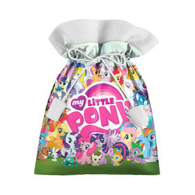 Подарочный 3D мешок с принтом My Little Pony в Курске, 100% полиэстер | Размер: 29*39 см | friendship is magic | mlp | my little pony | pinky pie | pony | swag | дружба | литл пони | мой маленький пони | пони | поняши | поняшки | сваг | свэг | чудо