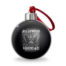 Ёлочный шар с принтом Hollywood Undead в Курске, Пластик | Диаметр: 77 мм | хип хоп