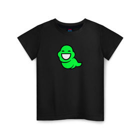 Детская футболка хлопок с принтом Хоумстак. Джон Эгберт в Курске, 100% хлопок | круглый вырез горловины, полуприлегающий силуэт, длина до линии бедер | beta | beta kid | homestuck | john egbert | слизень