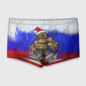 Мужские купальные плавки 3D с принтом Медведь в Курске, Полиэстер 85%, Спандекс 15% |  | Тематика изображения на принте: 2016 | год | медведь | мишка | новогодний | новый | патриот | россия | русский | с новым годом | сила | флаг