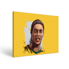 Холст прямоугольный с принтом Ronaldinho в Курске, 100% ПВХ |  | Тематика изображения на принте: football | ronaldinho | роналдиньо | футбол | футболист