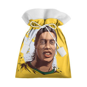 Подарочный 3D мешок с принтом Ronaldinho в Курске, 100% полиэстер | Размер: 29*39 см | football | ronaldinho | роналдиньо | футбол | футболист