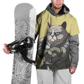 Накидка на куртку 3D с принтом Кот в Курске, 100% полиэстер |  | кот