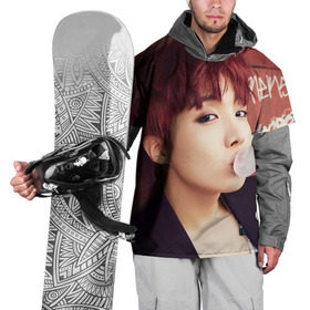 Накидка на куртку 3D с принтом Джей-Хоуп в Курске, 100% полиэстер |  | bangtan | bangtan boys | bts | bulletproof boy scouts | k pop | korea | kpop | бантаны | джей хоуп | к поп | корея | кпоп