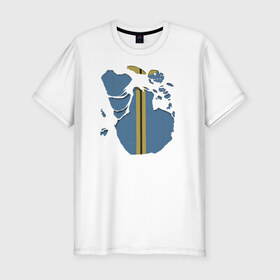 Мужская футболка премиум с принтом Vault dweller в Курске, 92% хлопок, 8% лайкра | приталенный силуэт, круглый вырез ворота, длина до линии бедра, короткий рукав | 