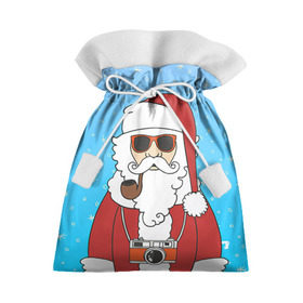 Подарочный 3D мешок с принтом Дед мороз в Курске, 100% полиэстер | Размер: 29*39 см | 2016 | christmas | hipster | new year | дед мороз | животные | нг | новый год | рождество | с новым годом | санта | хипстер