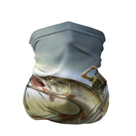 Бандана-труба 3D с принтом Щука в Курске, 100% полиэстер, ткань с особыми свойствами — Activecool | плотность 150‒180 г/м2; хорошо тянется, но сохраняет форму | fishing | рыба | рыбак | рыбалка | туризм | щука