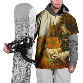 Накидка на куртку 3D с принтом Охота в Курске, 100% полиэстер |  | Тематика изображения на принте: hunting | камуфляж | охота | охотник | собака | туризм