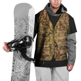 Накидка на куртку 3D с принтом Жилетка охотника в Курске, 100% полиэстер |  | Тематика изображения на принте: hunting | жилет | камуфляж | охота | охотник | туризм