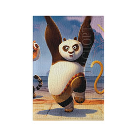 Обложка для паспорта матовая кожа с принтом Кунг фу панда в Курске, натуральная матовая кожа | размер 19,3 х 13,7 см; прозрачные пластиковые крепления | Тематика изображения на принте: kung fu | kung fu panda | panda | кунг фу | кунг фу панда | кунгфу | панда. кунг фу | по