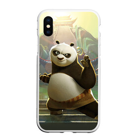 Чехол для iPhone XS Max матовый с принтом Кунг фу панда в Курске, Силикон | Область печати: задняя сторона чехла, без боковых панелей | Тематика изображения на принте: kung fu | kung fu panda | panda | кунг фу | кунг фу панда | кунгфу | панда. кунг фу | по