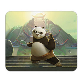 Коврик прямоугольный с принтом Кунг фу панда в Курске, натуральный каучук | размер 230 х 185 мм; запечатка лицевой стороны | Тематика изображения на принте: kung fu | kung fu panda | panda | кунг фу | кунг фу панда | кунгфу | панда. кунг фу | по