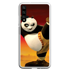 Чехол для Honor 20 с принтом Кунг фу панда в Курске, Силикон | Область печати: задняя сторона чехла, без боковых панелей | kung fu | kung fu panda | panda | кунг фу | кунг фу панда | кунгфу | панда. кунг фу | по