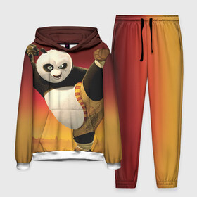 Мужской костюм 3D (с толстовкой) с принтом Кунг фу панда в Курске,  |  | Тематика изображения на принте: kung fu | kung fu panda | panda | кунг фу | кунг фу панда | кунгфу | панда. кунг фу | по