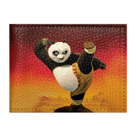 Обложка для студенческого билета с принтом Кунг фу панда в Курске, натуральная кожа | Размер: 11*8 см; Печать на всей внешней стороне | Тематика изображения на принте: kung fu | kung fu panda | panda | кунг фу | кунг фу панда | кунгфу | панда. кунг фу | по