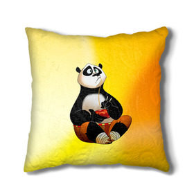 Подушка 3D с принтом Кунг фу панда в Курске, наволочка – 100% полиэстер, наполнитель – холлофайбер (легкий наполнитель, не вызывает аллергию). | состоит из подушки и наволочки. Наволочка на молнии, легко снимается для стирки | kung fu | kung fu panda | panda | кунг фу | кунг фу панда | кунгфу | панда. кунг фу | по