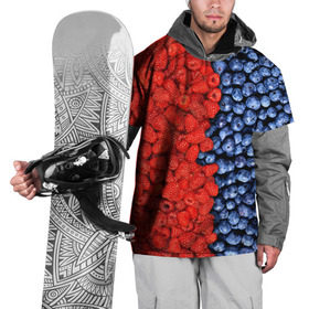 Накидка на куртку 3D с принтом Ягодка в Курске, 100% полиэстер |  | клубника | малина | черника | ягода | ягодка | ягодный