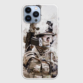 Чехол для iPhone 13 Pro Max с принтом ФСБ Альфа в Курске,  |  | Тематика изображения на принте: армия | военный | рф | служба | стрелок | структура