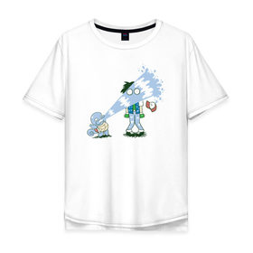 Мужская футболка хлопок Oversize с принтом Squirt-Fail в Курске, 100% хлопок | свободный крой, круглый ворот, “спинка” длиннее передней части | Тематика изображения на принте: 