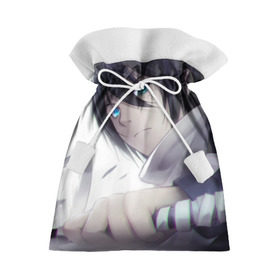 Подарочный 3D мешок с принтом Бездомный бог в Курске, 100% полиэстер | Размер: 29*39 см | Тематика изображения на принте: anime | noragami | аниме | бездомный бог | бог | йато | норагами