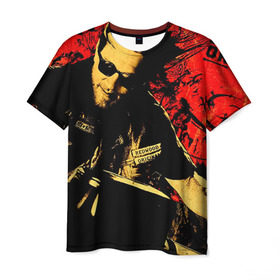 Мужская футболка 3D с принтом Sons Of Anarchy в Курске, 100% полиэфир | прямой крой, круглый вырез горловины, длина до линии бедер | sons of anarchy | анархии | сыны
