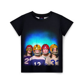 Детская футболка 3D с принтом Red Hot Chili Peppers в Курске, 100% гипоаллергенный полиэфир | прямой крой, круглый вырез горловины, длина до линии бедер, чуть спущенное плечо, ткань немного тянется | chili | heavy | hot | metal | peppers | red | rhcp | rock | trash | кидис | метал | рок | хеви | энтони