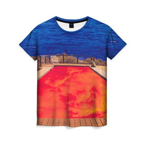 Женская футболка 3D с принтом Red Hot Chili Peppers в Курске, 100% полиэфир ( синтетическое хлопкоподобное полотно) | прямой крой, круглый вырез горловины, длина до линии бедер | chili | heavy | hot | metal | peppers | red | rhcp | rock | trash | кидис | метал | рок | хеви | энтони