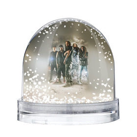 Снежный шар с принтом KoЯn в Курске, Пластик | Изображение внутри шара печатается на глянцевой фотобумаге с двух сторон | korn | metal | rock | группы | корн | метал | рок